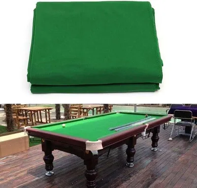 Produktbild von Famanu Billardtuch für Pooltisch mit 6 Stoffstreifen - Geeignet für 9 Fuß Tisch, Inklusive 3 Stoffoptionen