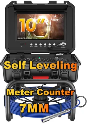 Productafbeelding van Endoscoopcamera met 10 Inch Scherm, Waterdicht IP68 en DVR