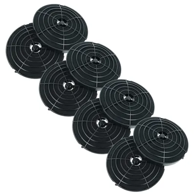 Produktbild von vhbw 8x Aktivkohlefilter kompatibel mit Ikea 703.688.01, 70389337, 70368801, 70389144, 703.891.44, 703.893.37, 705.270.08 Dunstabzugshaube - 17,8 cm