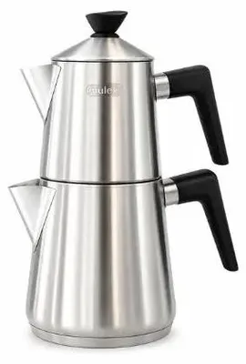 Produktbild von Mulex Teekannen Set 1,5 l und 0,75 l 18/10 Edelstahl Cool Touch