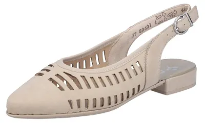 Produktbild von Rieker Damen Pumps Slingback Schnalle Cutouts 43160, Größe:40 EU, Farbe:Beige