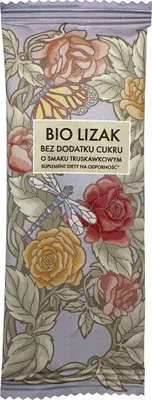 LIZAK O SMAKU TRUSKAWKOWYM BEZ DODATKU CUKRÓW BIO 6 g - LIZUU