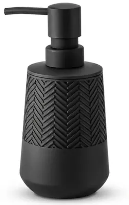 Produktbild von Schwarzer Seifenspender, Spülmittelspender, mattschwarzer Seifenspender, 280 ml, Spülmittelspender für die Küche, Seifenspender, 280 ml