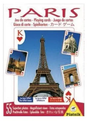 Produktbild von Piatnik Kartenspiel mit 55 Karten – Thema: Paris