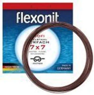 Produktbild von flexonit 7x7 Meterware 0,45mm/20,0kg/20m Stahlvorfach