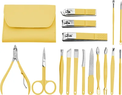 Obrázek produktu pro Sada na manikúru, nůžky, nůžky, sada na manikúru 42069-YELLOW