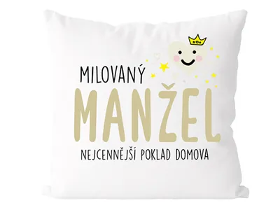 Obrázek produktu pro Polštář Milovaný manžel