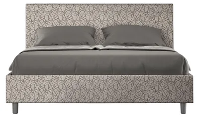 Immagine prodotto di Letto Matrimoniale 160x190 cm Senza Rete Adele Era 02 Grigio
