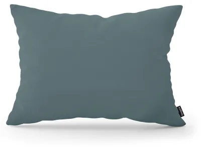 Produktbild von Zierkissen Glatt Stahlozean 40 × 55 cm
