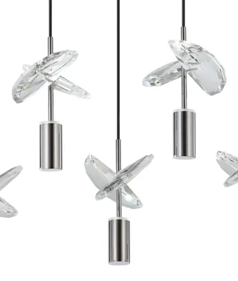 Imagen del producto de Lámpara colgante modelo Comareira, color gris, con ajuste de temperatura de color (CCT) en 3 pasos