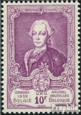 Produktbild von Briefmarken Belgien 1952 Mi 938 postfrisch Postkongreß