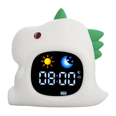 Imagen del producto de Imoshion Kids: Entrenador del sueño para niños - Lámpara de noche con altavoz - Despertador para niños - Dinosaurio