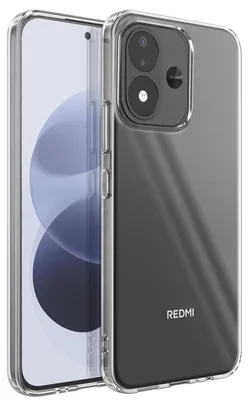 Immagine prodotto di Custodia in silicone flessibile per Xiaomi Redmi 17, resistente agli urti, trasparente