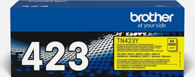 Image de Brother TN423Y - Jumbo Yield - Gelb - Original - Tonerpatrone - für Brother DCP-L8410CDW, HL-L8260CDW, HL-L8360CDW, MFC-L8690CDW, MFC-L8900CDW (TN423Y)
