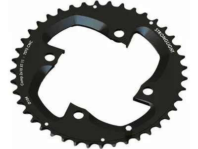 Image de STRONGLIGHT 272703 Plateau MTB Shimano 2x10 pour XT FC M785 4-bras extérieur 40(28) dents, noir (1 pièce)