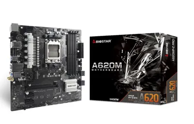 Obrázek produktu pro Biostar MB A620MP-E Pro A620 AM5 mATX AMD - AMD Sockel AM5 (Ryzen Zen4)