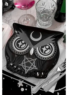 Image de Assiette en céramique KILLSTAR - Hibou