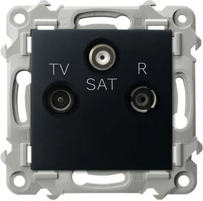 Image de Prise RJV-SAT SZAFIR Noir Ospel