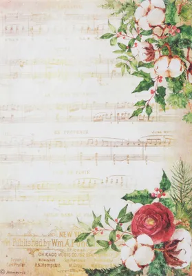 Produktbild von Motiv-Strohseide "Winter Symphony", DIN A4