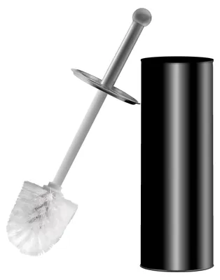 Produktbild von SEPIO Klobürste Schwarz, Toilettenbürste, Badaccessoires, Toilet Brush, Klobürste mit Behälter, Wc Zubehör