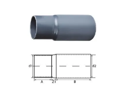 Produktbild von Poolflex Klebemuffe 50mm für Poolschlauchverbinder Poolflex