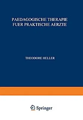 Obrázok produktu pre Paedagogische Therapie fuer Praktische Aerzte