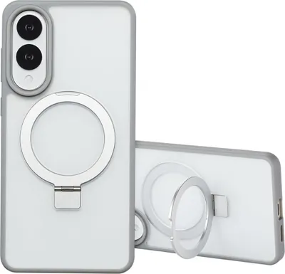 Obrázek produktu pro Accezz Ring Stand Backcover s MagSafe Samsung Galaxy S25 Edge – šedý