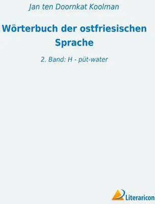 Produktbild von Wörterbuch der ostfriesischen Sprache