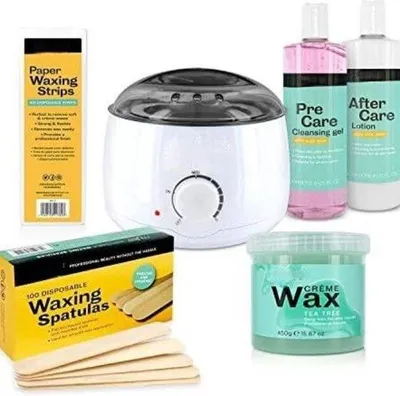 Produktbild von Famanu Wachswärmer - Komplettes Wachsset für Zuhause und Salon