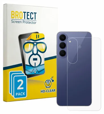 Produktbild von 2x Für Samsung Galaxy S26 FE (Rückseite) Schutzfolie BROTECT Displayschutz Display Schutz Folie Klar Transparent