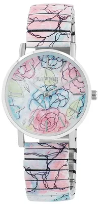 Immagine prodotto di Orologio da polso da donna, acciaio inossidabile, edizione "Colorful", vetro minerale