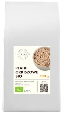 PŁATKI ORKISZOWE BIO 500 g - THE PLANET