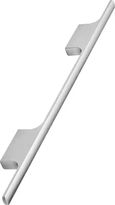 Produktbild von Furnipart Möbelgriff Tau LA160, Griff für Küchenschränke - Schrankgriff für Küchenfronten - Aluminium Edelstahl Effekt