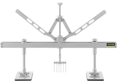 Produktbild von VEVOR Dellenzieherset, 85CM Dellenziehhebel mit 6-Krallen-Haken-Zubehör, Lackfreie Dellenentfernung Dellenziehhebel-Set für Karosseriereparatur, Türdellen und Hagelschäden, 750 mm