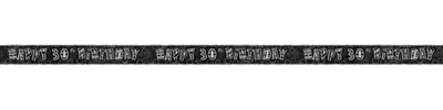 Produktbild von 30. Geburtstag | Banner schwarz / silber