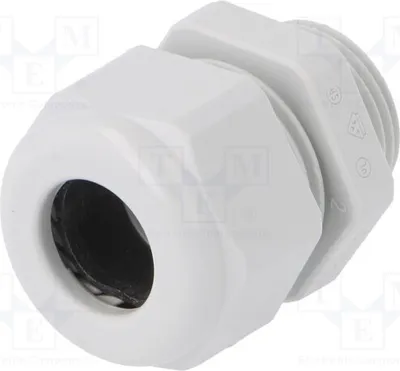 Zdjęcie produktu dla 1 x Złączka kablowe IP68, szare, 1.219.2000.50 n, gwint M20, przekrój: 1,5