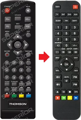 Produktbild von Ersatz Fernbedienung für TechniSat  S1 S2 S1+ S2+ K1 PVR235S FBPVR235 PVR235
