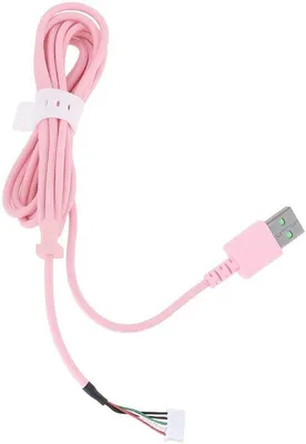 Produktbild von USB-Datenkabel für Razer Kraken Kitty & Ultimates Edition Kopfhörer - Rosa