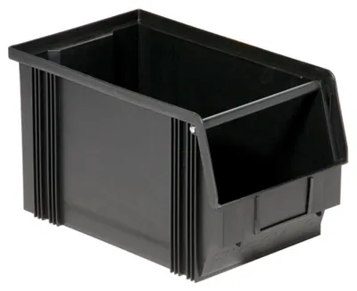 Produktbild von Warmbier Sichtlagerkasten, ESD, 350 x 200 x 200 mm 5320.3 (Greiffbehälter)