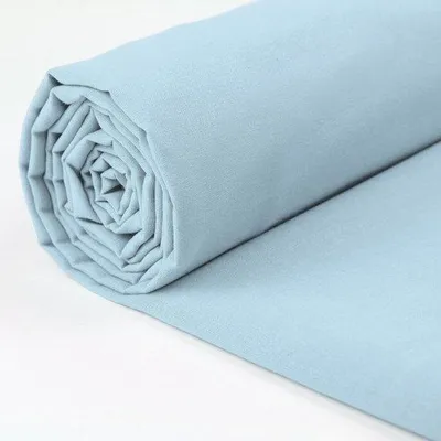 Zdjęcie produktu dla Lekka tkanina bawełniana – idealna do szycia – 0,5 metra – jasnoniebieska – 100% bawełna