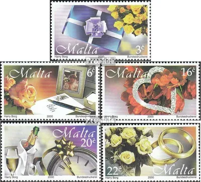 Produktbild von Briefmarken Malta 2000 Mi 1114-1118 (kompl.Ausg.) postfrisch Grußmarken
