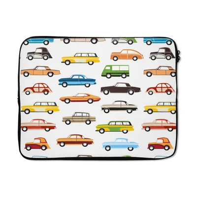 Obrázek produktu pro 15palcové pouzdro na notebook Vzory - Auto - Retro - Chlapci - Děti - Dětské Brašna na notebook