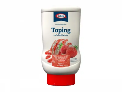 Obrázek produktu pro Toping s příchutí jahoda 1 x 200 g