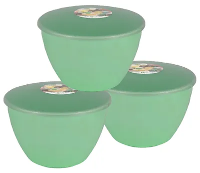 Puddingformen 3er-Pack, 1,7 l, minzgrün, mit Deckel