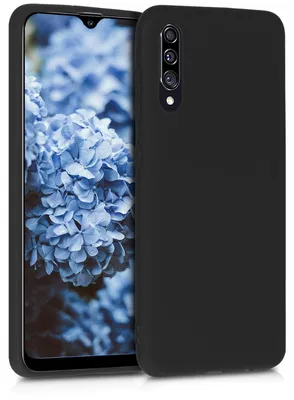 Produktbild von kwmobile Handyhülle für Samsung Galaxy A30s Hülle - TPU Case - Kabelloses Laden - Schutzhülle Cover in Schwarz matt