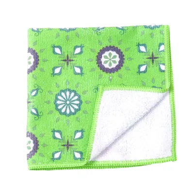 Produktbild von Mikrofasertuch für die Küche – Perfekte Sauberkeit im Handumdrehen 30 x 30 cm Blumen 3 Stück