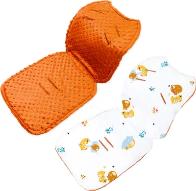 Produktbild von Sitzauflage Buggy Einlage Kinderwagen Zubehör - Sitzunterlage Auto Kindersitz Sitzpolster für Babyschale Fahrradanhänger Baby Sitzauflagen und Unterlage 75x35 cm
