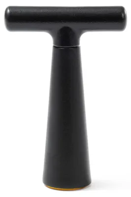 Korkenzieher aus Edelstahl, schwarz, 1 Stück, 11 cm