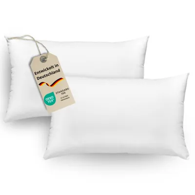 Produktbild von 2er Set Kissen 40 x 60 cm, Kissenfüllung, 100% Mikrofaser, waschbar, für Allergiker geeignet, sleepling