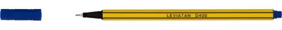 Produktbild von LEVIATAN D400 Fineliner blau 12 Stück | für den täglichen Gebrauch geeignet, Schreib und Schulbedarf | hohe Qualität, superfeine, Linienbreite ca. 0.4 mm